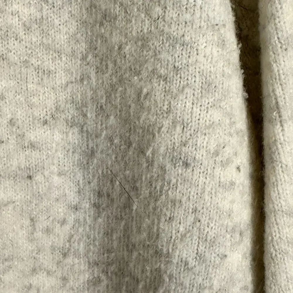 J. Crew Crew Neck Sweater Womens Size Large Gray Knit Pullover Soft Casual Cozy
